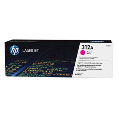 Originální toner HP CF383A (312A), purpurový, 2700 stran