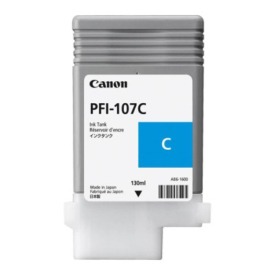 Originální inkoust Canon PFI-107C (6706B001), azurový, 130 ml