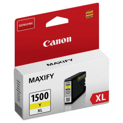 Originální inkoust Canon PGI-1500Y XL (9195B001), žlutý, 12 ml, XL