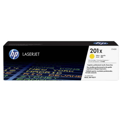 Originální toner HP CF402X (201X), žlutý, 2300 stran