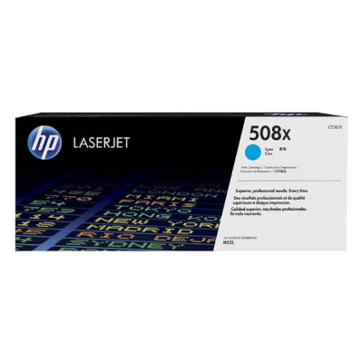 Originální toner HP CF361X (508X), azurový, 9500 stran