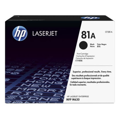 Originální toner HP CF281A (81A), černý, 10500 stran