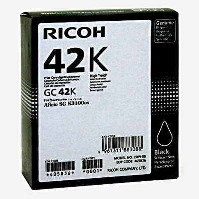 Origináln gelová náplň Ricoh GC-42K (405836), černá, 10000 stran