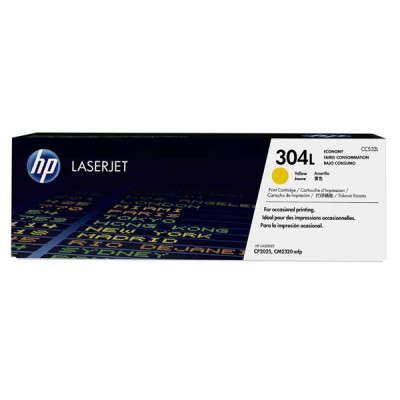 Originální toner HP CC532L (304L), žlutý, 1400 stran