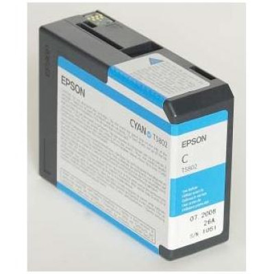 Originální inkoust Epson T5802 (C13T580200), azurový, 80 ml