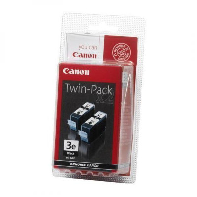 Originální inkoust Canon BCI-3eBk (4479A298, 4479A287), černý, 2 × 500 stran, 2-pack