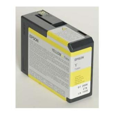 Originální inkoust Epson T5804 (C13T580400), žlutý, 80 ml