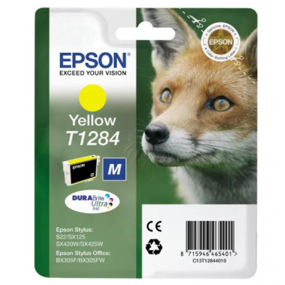 Originální inkoust Epson T1284 (C13T12844011), žlutý, 3,5 ml