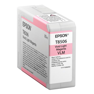 Originální inkoust Epson T8506 (C13T850600), světle purpurový, 80 ml