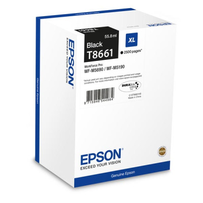 Originální inkoust Epson T8651XXL (C13T865140), černý, 10000 stran (221 ml)