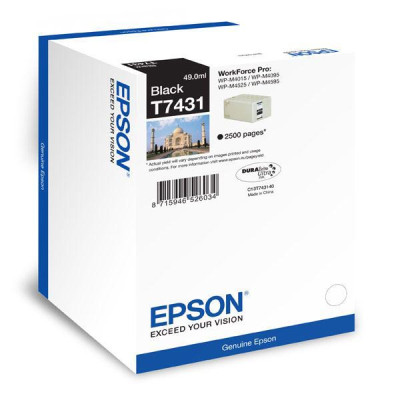 Originální inkoust Epson T8661XL (C13T866140), černý, 2500 stran (55,8 ml)