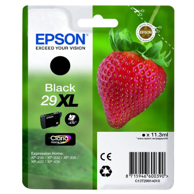 Originální inkoust Epson T2991 (C13T29914010, T29XL), černý, 11,3 ml