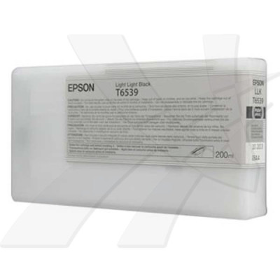 Originální inkoust Epson T6539 (C13T653900), světle světle černý, 200 ml