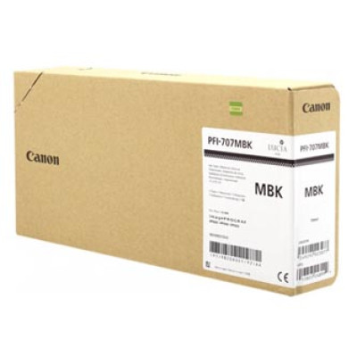 Originální inkoust Canon PFI-707MBk (9820B003), matně černý, 3 × 700 ml, 3-pack