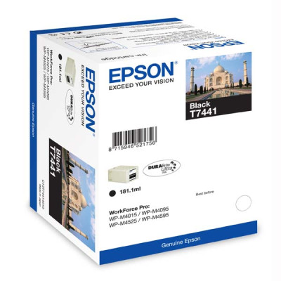 Originální inkoust Epson T7441 (C13T74414010), černý, 10000 stran (181 ml)