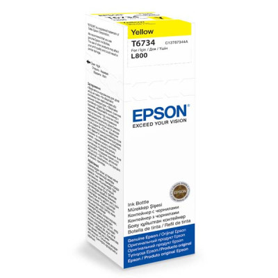 Originální inkoust Epson T6734 (C13T67344A), žlutý, 70 ml