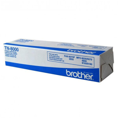 Originální toner Brother TN-8000Bk, černý, 2200 stran