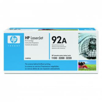 Originální toner HP C4092A (92A), černý, 2500 stran