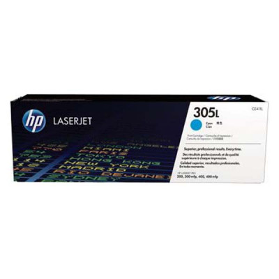 Originální toner HP CE411L (305L), azurový, 1400 stran