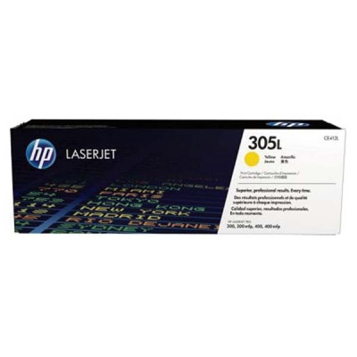 Originální toner HP CE412L (305L), žlutý, 1400 stran